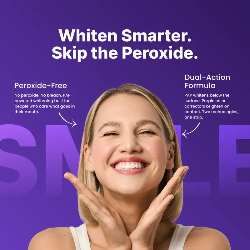 CALVARA Purple Whitening Teeth Strips