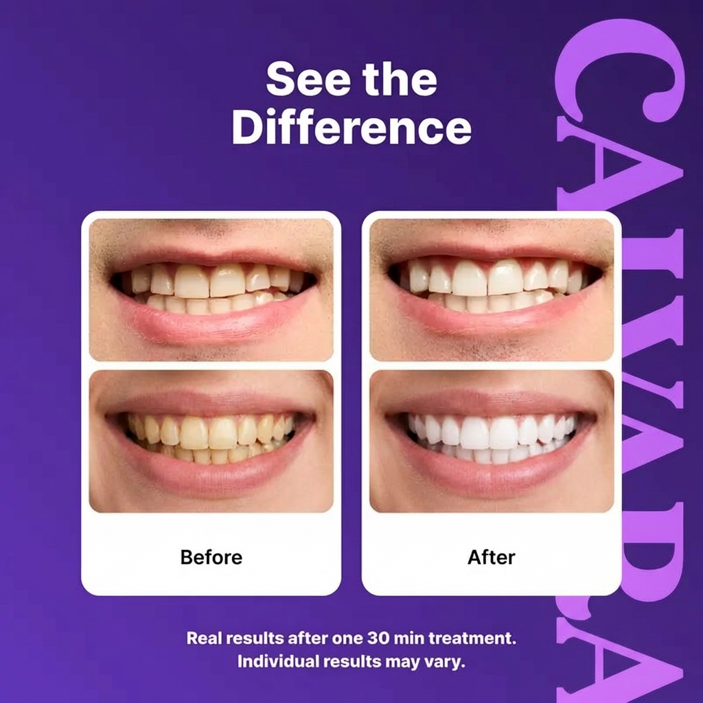 CALVARA Purple Whitening Teeth Strips