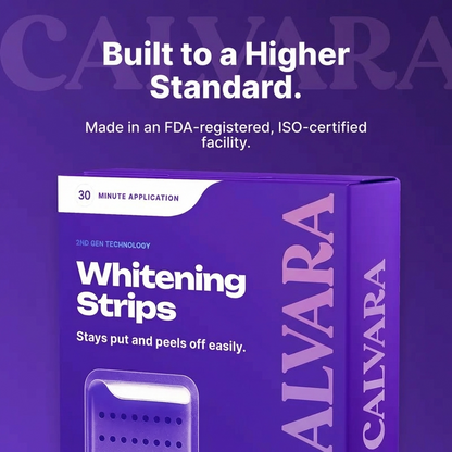 CALVARA Purple Whitening Teeth Strips